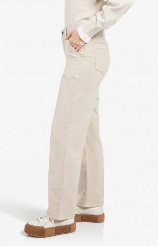 Yaya pantalon Beige femmes (pantalon cargo beige - 301236 camel) - Marine | Much more than shoes