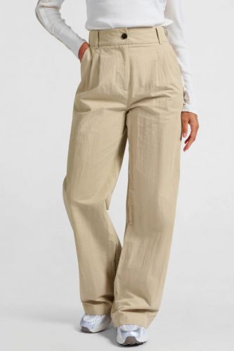 Pantalon coton tissé beige YAYA | Marine