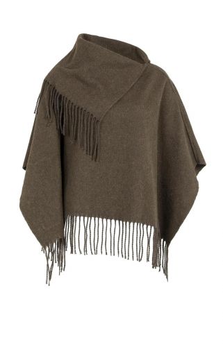 Poncho brun YAYA | Marine Auvelais 
