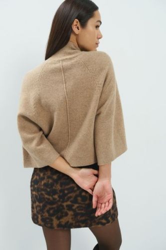Yaya pull Beige femmes (pull manches larges - 000655 dark beige) - Marine | Much more than shoes