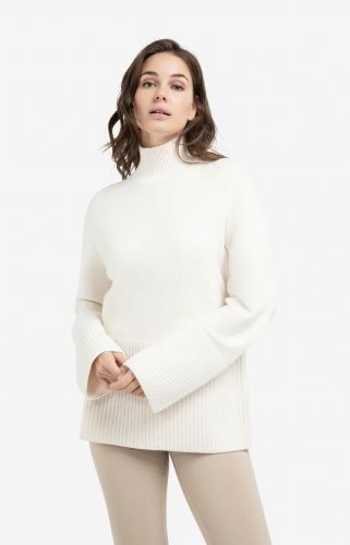 Yaya pull Blanc femmes (Pull maxi blanc neige - 000545 blanc neige) - Marine | Much more than shoes