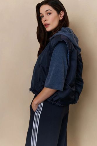 Doudoune réversible bleu YAYA | Marine