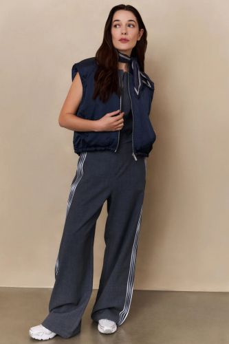 Doudoune réversible bleu YAYA | Marine