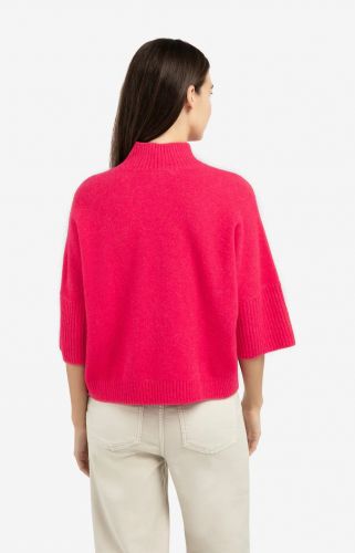 Yaya pull Rouge femmes (Sweater manches courtes  - 000437 rouge) - Marine | Much more than shoes