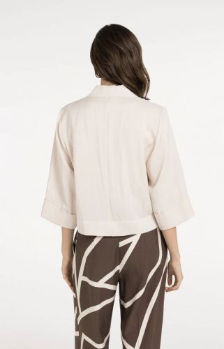 Blazer croisé beige YAYA | Marine