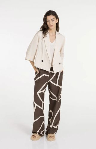 Blazer croisé beige YAYA | Marine
