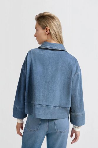 Veste en jeans bleu YAYA | Marine