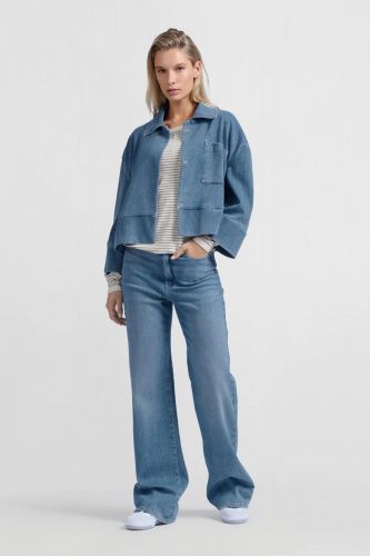 Veste en jeans bleu YAYA | Marine