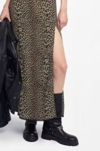 Zadig & Voltaire Accessoires botte Noir femmes (Botte en cuir noir avec triangle métal - ANGIE SMOOTH noir) - Marine | Much more than shoes