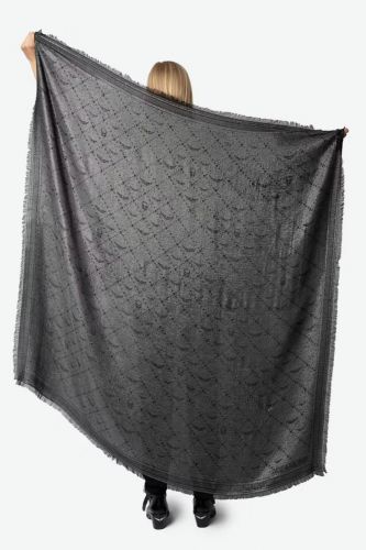 Foulard rectangulaire en jacquard ZADIG & VOLTAIRE | Marine