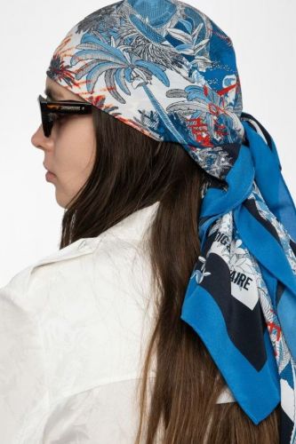 Zadig & Voltaire Accessoires foulard Bleu-multi