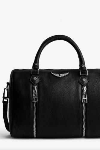 Zadig & Voltaire Accessoires sac Noir femmes (Grand sac bowling grand ailes amovibles - SUNNY noir Swing Wings) - Marine | Much more than shoes