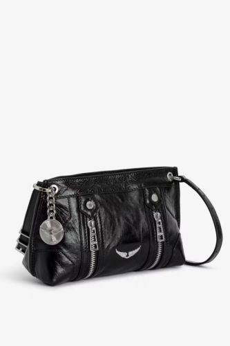 Sac en cuir vernis noir ZADIG&VOLTAIRE | Marine