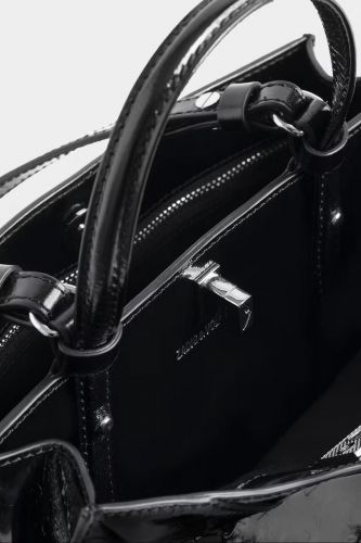 Sac JACK MINI vernis noir ZADIG & VOLTAIRE | Marine Auvelais 