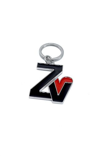 Porte clé ZV noir avec coeur rouge ZADIG & VOLTAIRE | Marine
