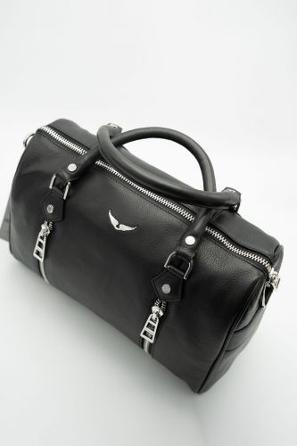 Sac bowling en cuir noir ZADIG&VOLTAIRE | Marine