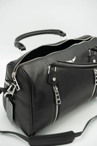 Sac bowling en cuir noir ZADIG&VOLTAIRE | Marine