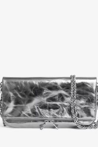 Sac pochette métalisée ZADIG & VOLTAIRE | Marine