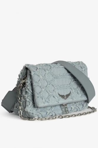 Sac Rocky en denim recyclé ZADIG&VOLTAIRE | Marine