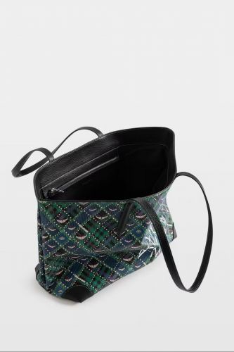 Sac cabas monogramme et carreaux ZADIG & VOLTAIRE | Marine Auvelais 