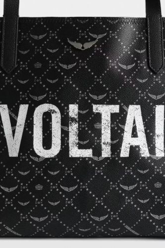 Sac cabas en toile monogrammée ZADIG & VOLTAIRE | Marine