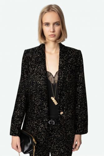 Blazer en velours noir ZADIG&VOLTAIRE | Marine