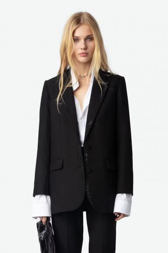 Blazer noir avec strass ZADIG&VOLTAIRE | Marine
