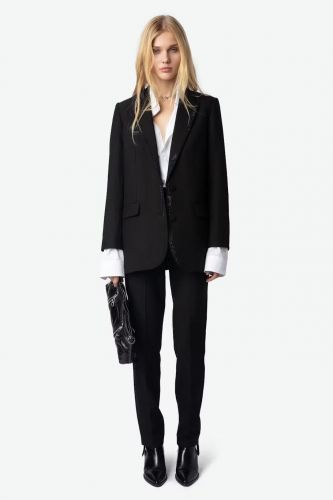 Blazer noir avec strass ZADIG&VOLTAIRE | Marine