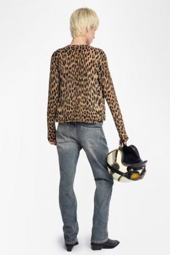 Cardigan léo 100% cachemire ZADIG&VOLTAIRE | Marine