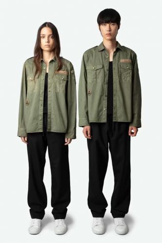 Zadig & Voltaire Femme chemise Kaki