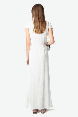 Robe longue esprit lingerie blanc ZADIG&VOLTAIRE | Marine