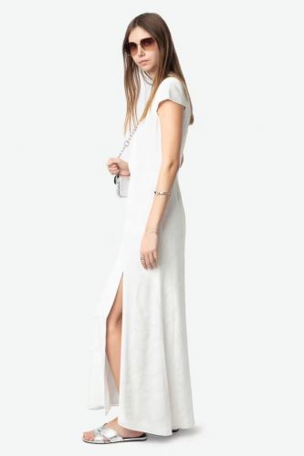 Robe longue esprit lingerie blanc ZADIG&VOLTAIRE | Marine