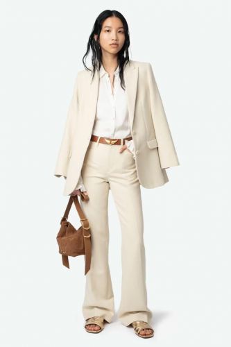 Pantalon de tailleur beige ZADIG&VOLTAIRE | Marine