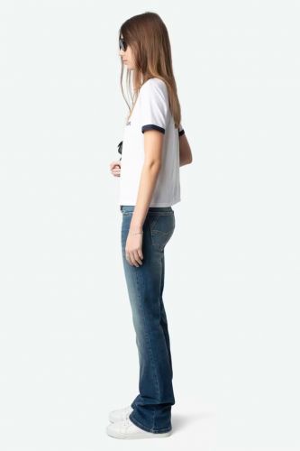 T-shirt blanc avec motif ZADIG&VOLTAIRE | Marine