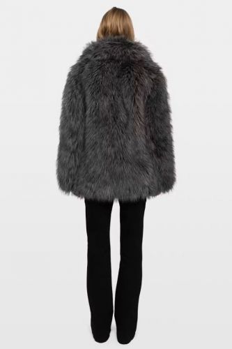 Manteau fausse fourrure ZADIG & VOLTAIRE | Marine Auvelais 