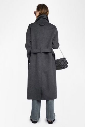 Manteau long anthracite ZADIG&VOLTAIRE | Marine