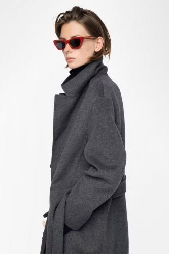 Manteau long anthracite ZADIG&VOLTAIRE | Marine