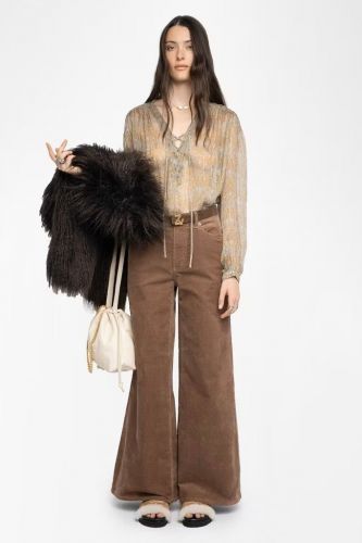 Zadig & Voltaire Femme pantalon Brun