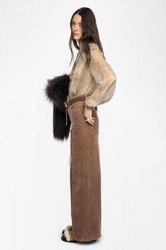 Pantalon large en velours côtelé ZADIG&VOLTAIRE | Marine