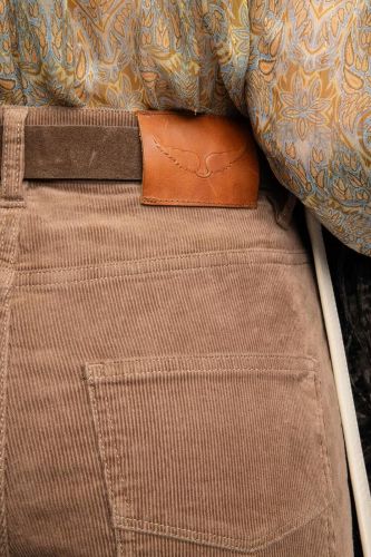 Pantalon large en velours côtelé ZADIG&VOLTAIRE | Marine