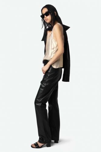 Top en satin japonais irisé doré ZADIG&VOLTAIRE | Marine