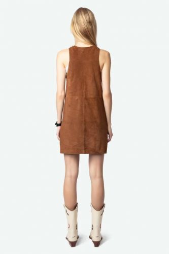 Robe cuir suède camel ZADIG&VOLTAIRE | Marine