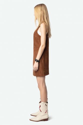 Robe cuir suède camel ZADIG&VOLTAIRE | Marine