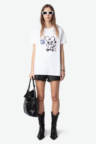 Zadig & Voltaire Femme tee-Shirt Blanc