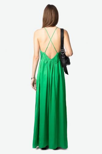 Robe longue fluide verte ZADIG&VOLTAIRE | Marine