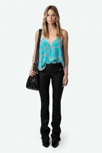 Zadig & Voltaire Femme top Turquoise