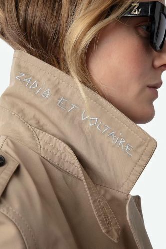 Trench long et droit beige ZADIG&VOLTAIRE | Marine