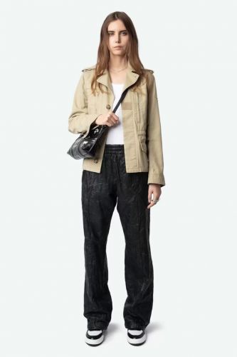 Parka courte esprit militaire beige ZADIG&VOLTAIRE | Marine