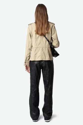 Parka courte esprit militaire beige ZADIG&VOLTAIRE | Marine