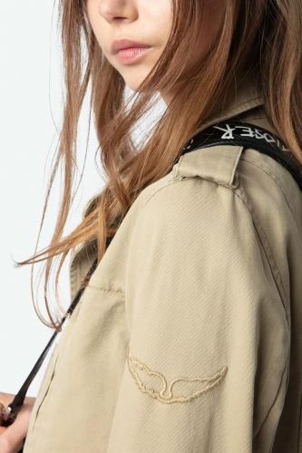 Parka courte esprit militaire beige ZADIG&VOLTAIRE | Marine